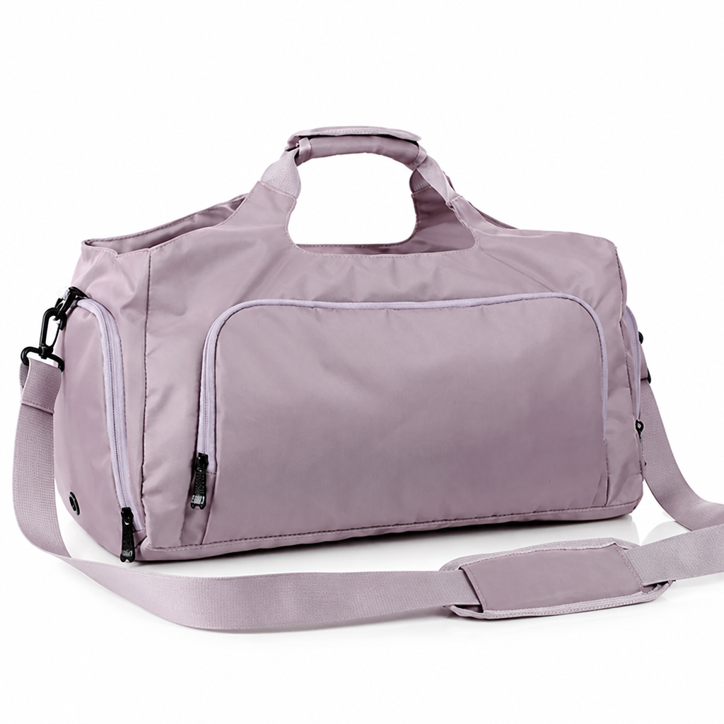 Water-Resistant Spacious Duffel Bag (Adjustable Strap & Zippered Pockets)