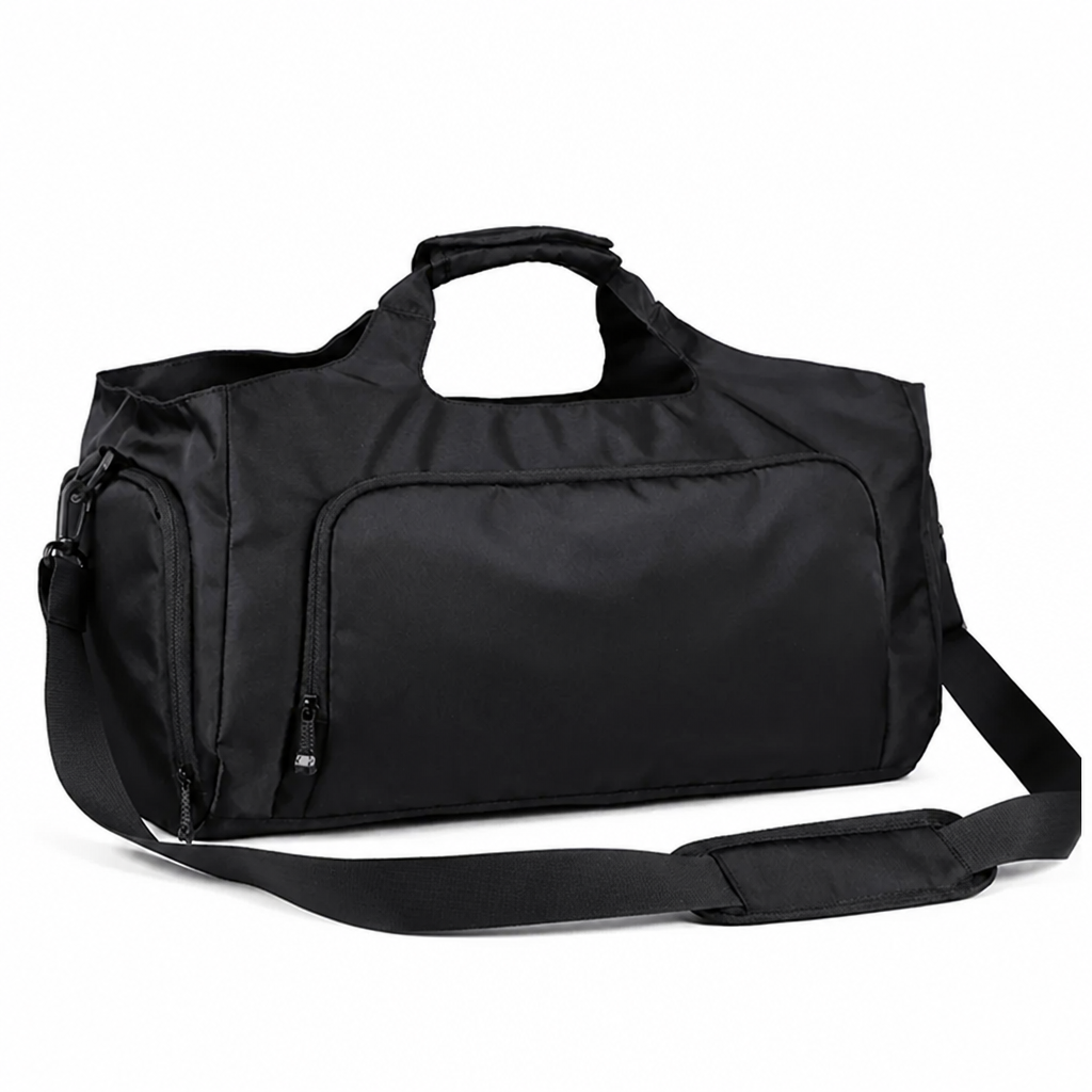 Water-Resistant Spacious Duffel Bag (Adjustable Strap & Zippered Pockets)