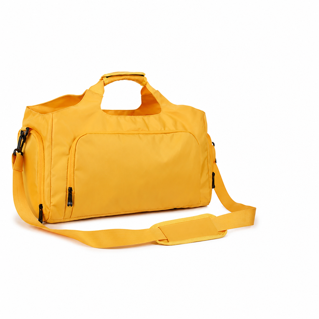 Water-Resistant Spacious Duffel Bag (Adjustable Strap & Zippered Pockets)