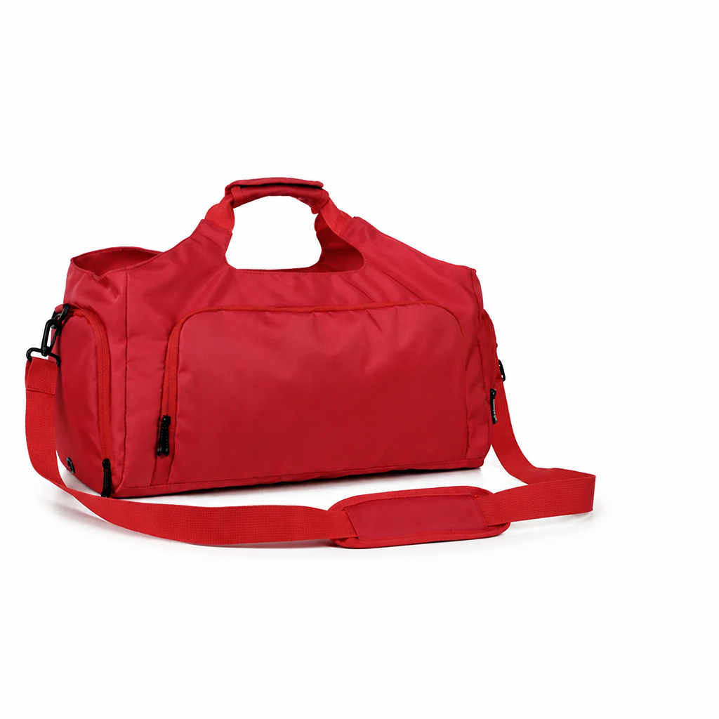 Water-Resistant Spacious Duffel Bag (Adjustable Strap & Zippered Pockets)