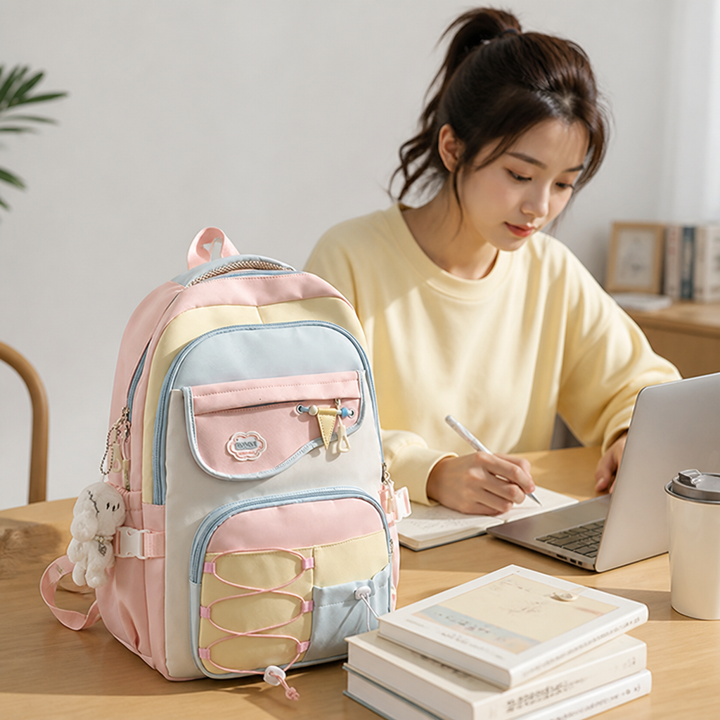 Water-Resistant Spacious School Backpack (Padded Straps)
