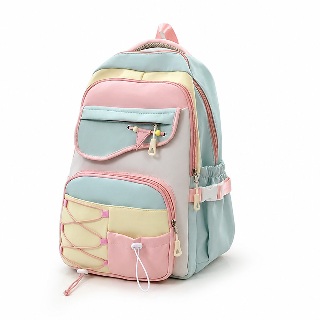 Water-Resistant Spacious School Backpack (Padded Straps)
