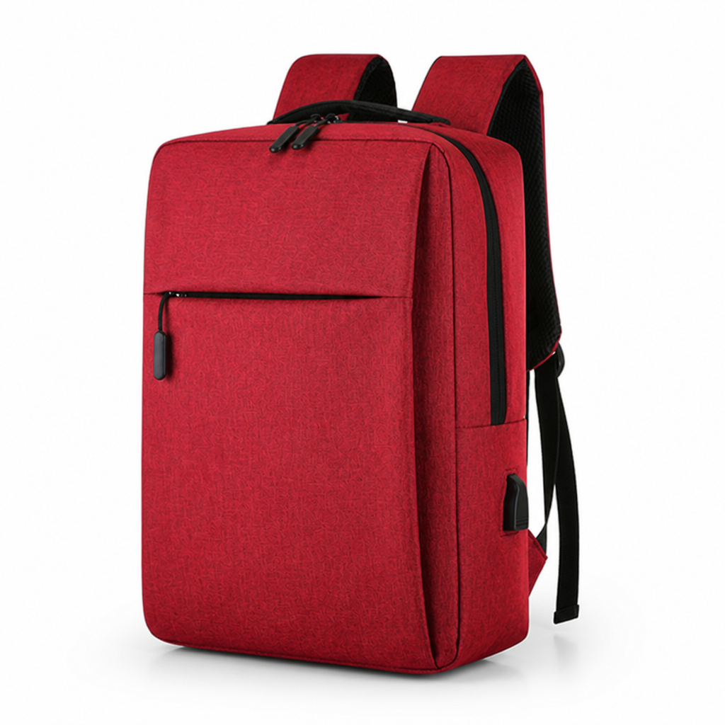 Water-Resistant USB Charging Travel Backpack