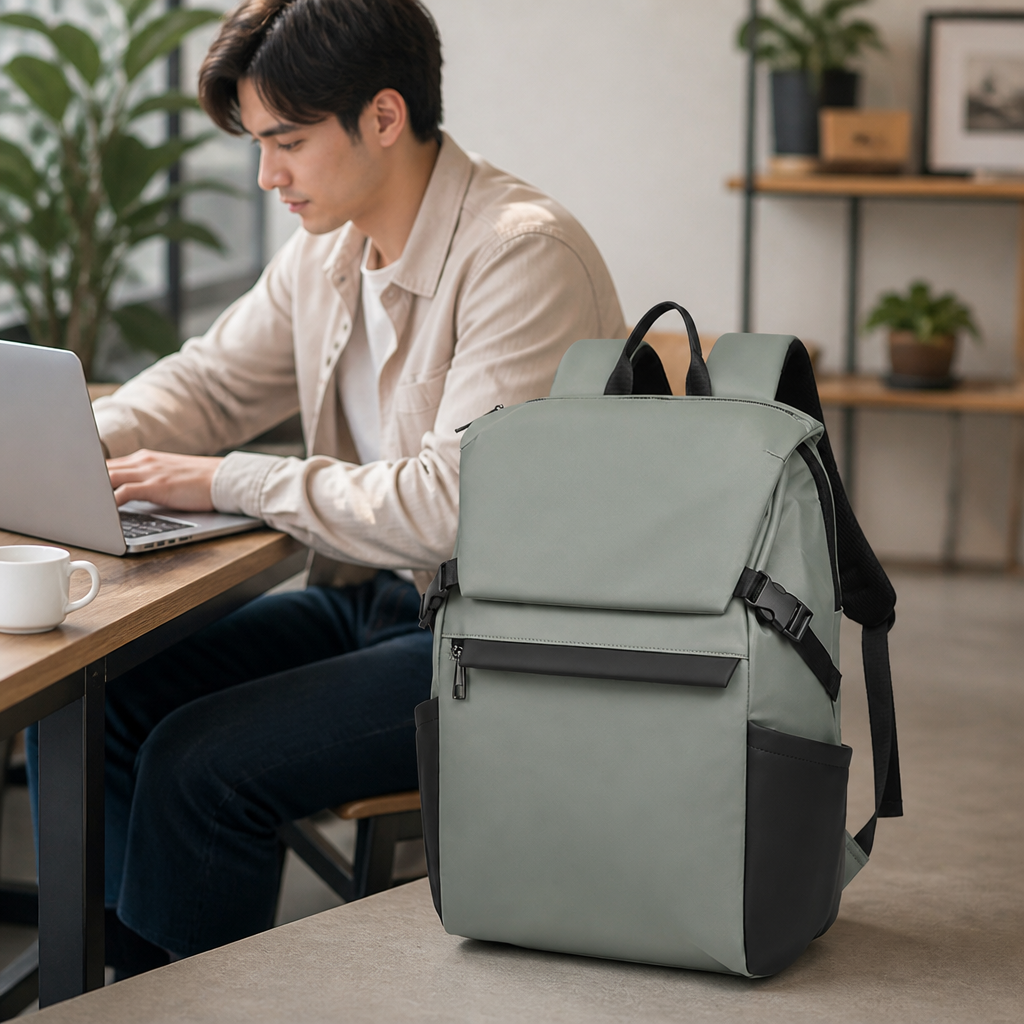 Waterproof High-Capacity Travel Backpack With Laptop Sleeve