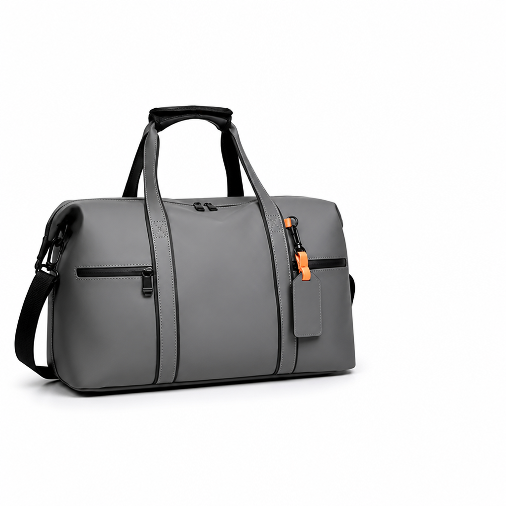 Waterproof Multi-Compartment Duffel Bag (Padded Handles & Adjustable Strap)