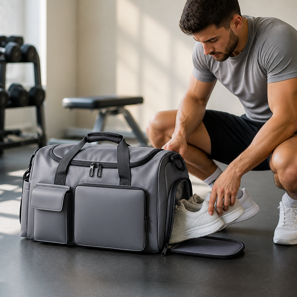 Waterproof Multi-Pocket Duffel Bag (Detachable Strap)