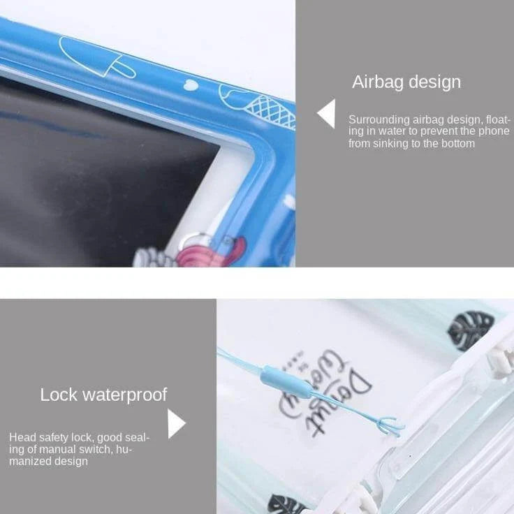 Waterproof Phone Case Universal Fit With Safety Lanyard