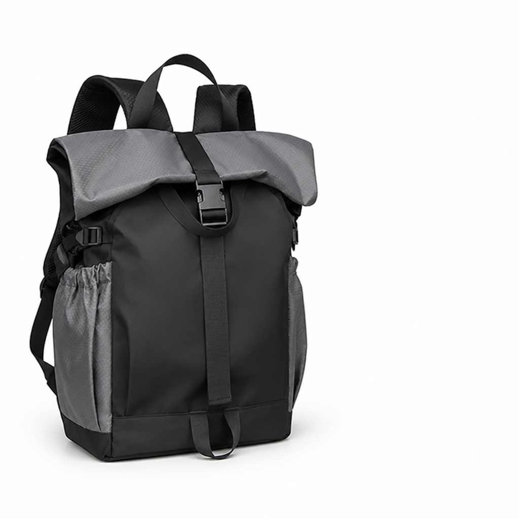 Waterproof Roll-Top Backpack (Padded Laptop Sleeve)