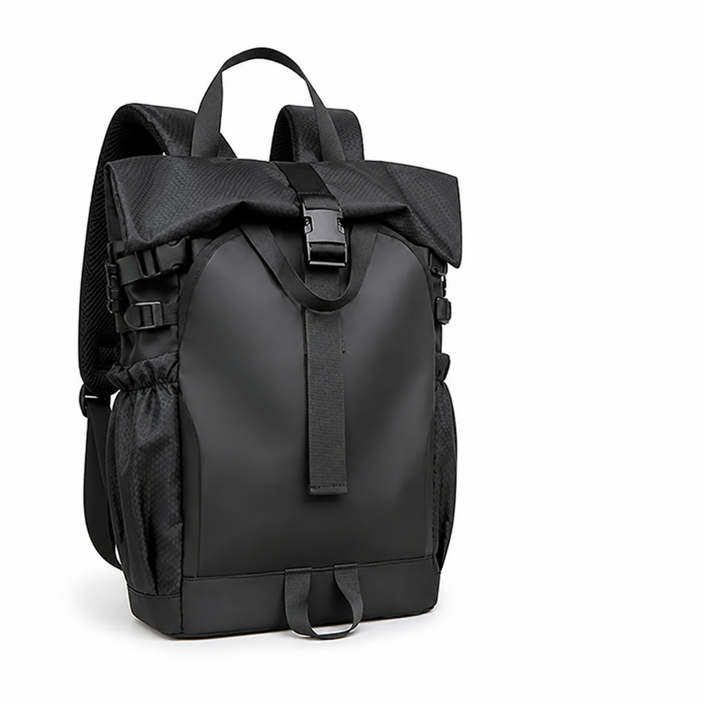 Waterproof Roll-Top Backpack (Padded Laptop Sleeve)