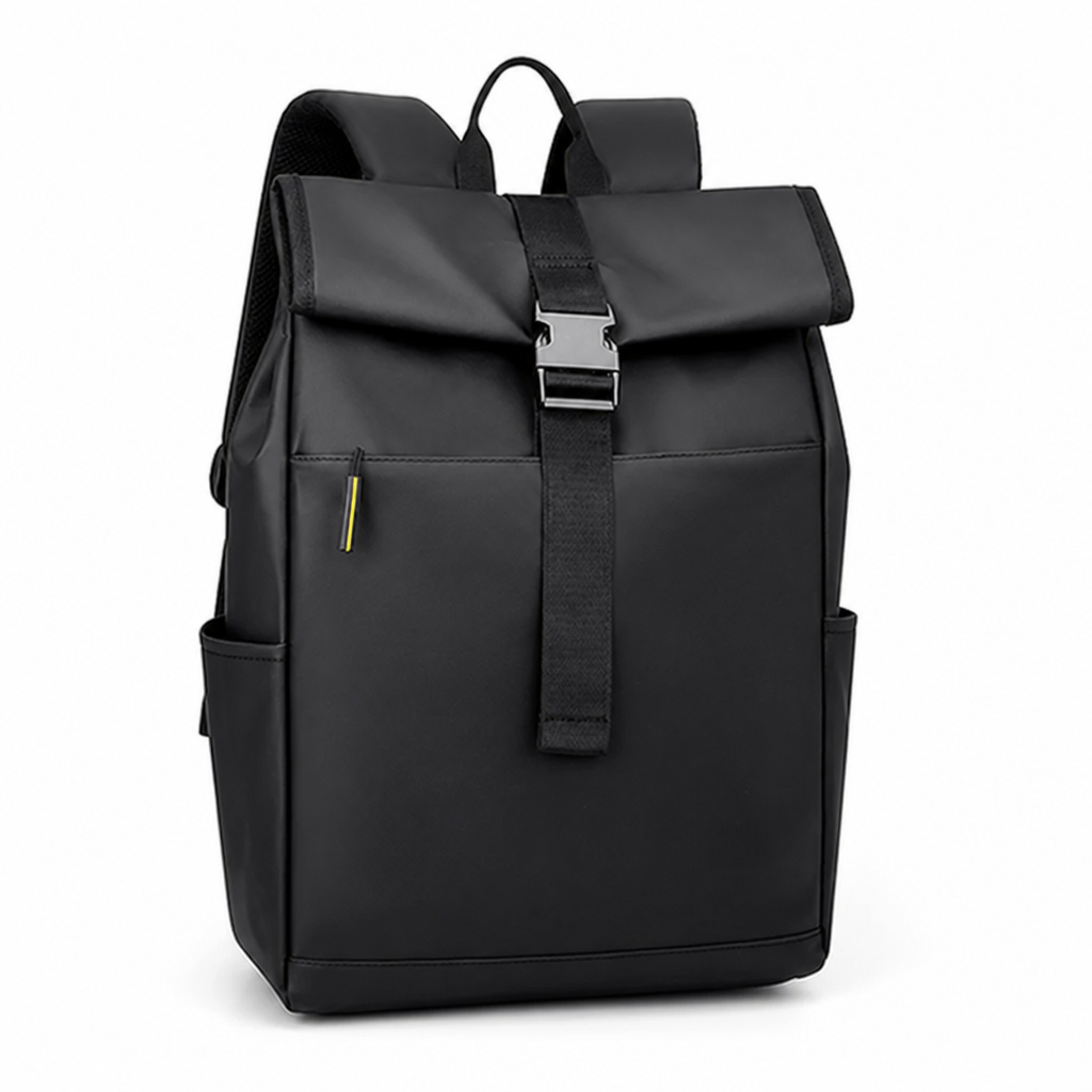 Waterproof Roll-Top Backpack (Padded Straps & Multiple Pockets)