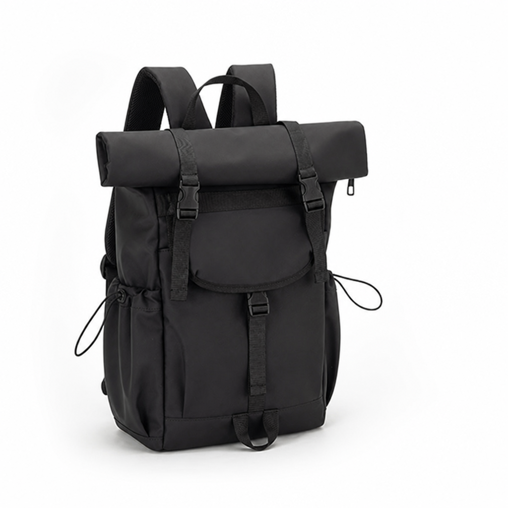 Waterproof Roll-Top Travel Backpack