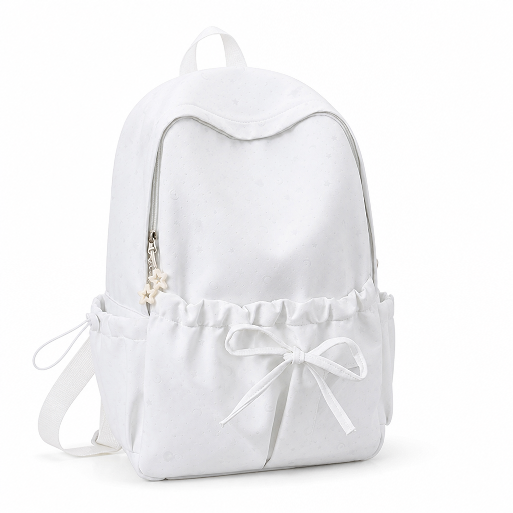 Wear-Resistant Drawstring School Backpack (Multiple Pockets)