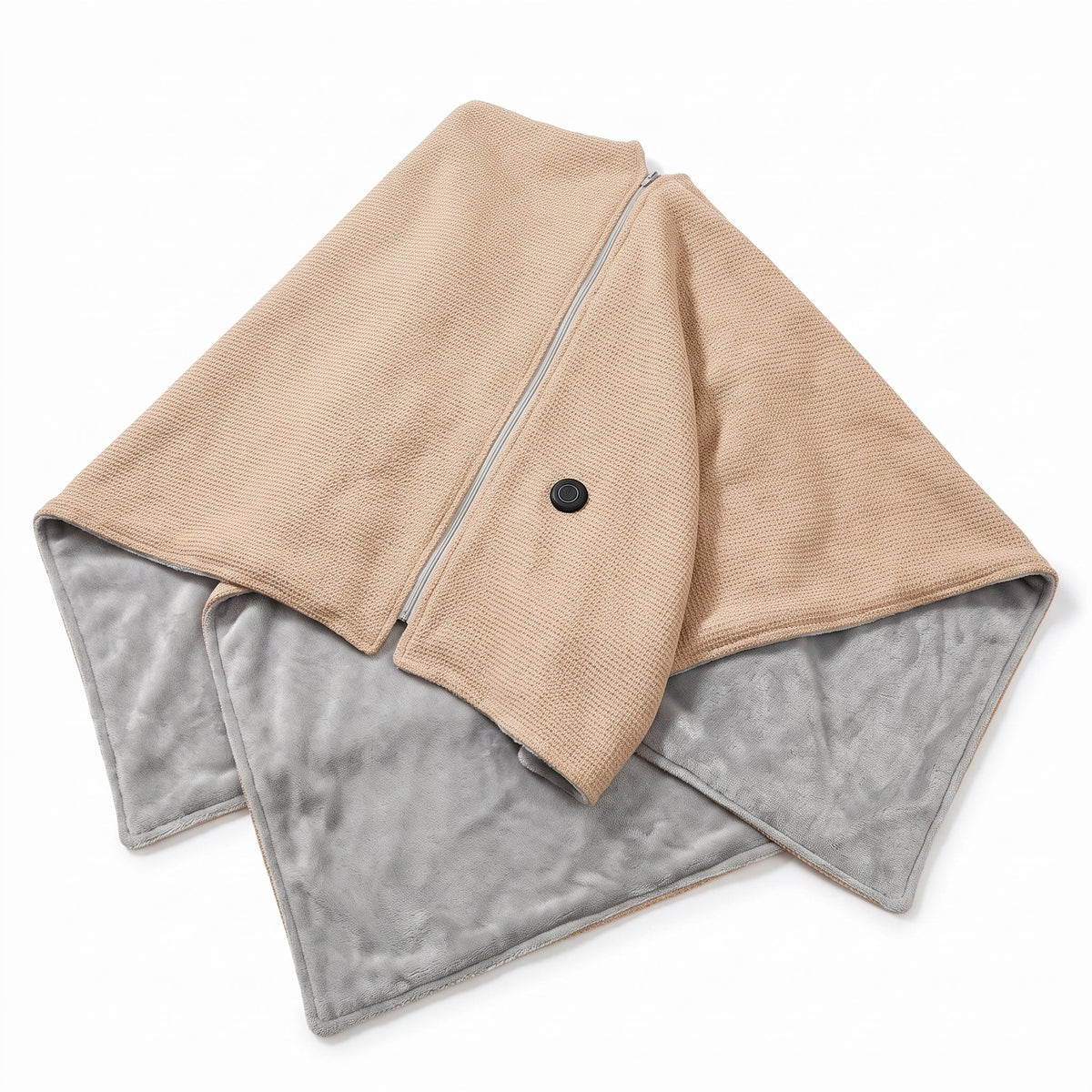 Wearable Heated Blanket USB Powered 8-Zone Fleece-Lined