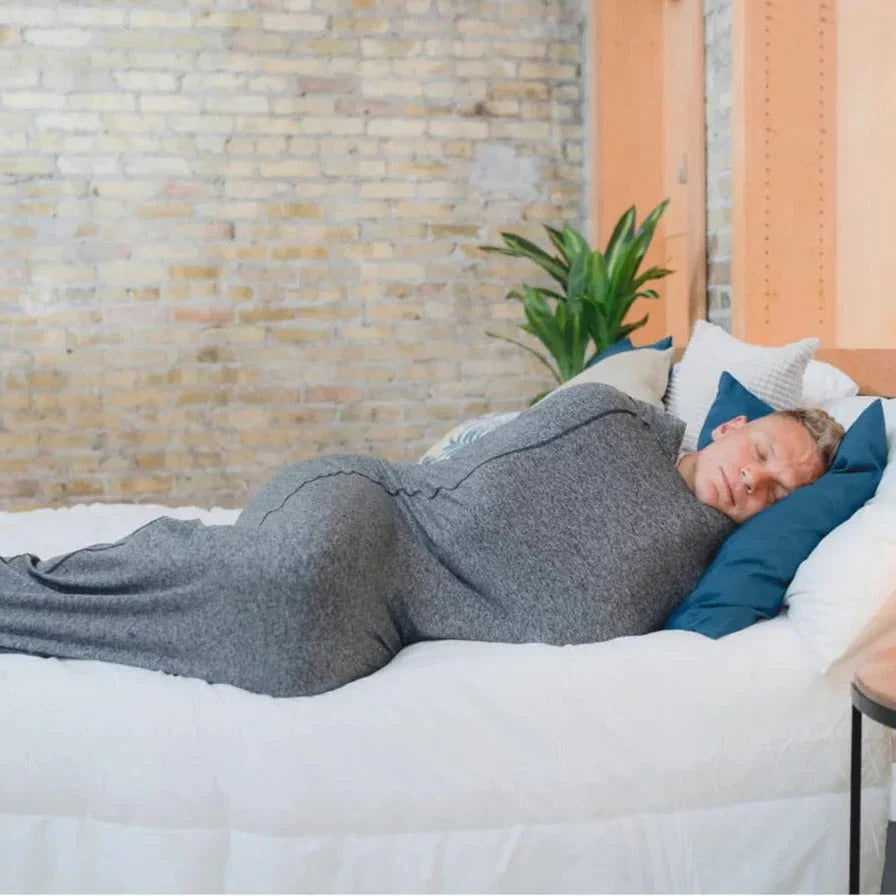 Wearable Swaddle Blanket Breathable Knit & Adjustable Fastenings