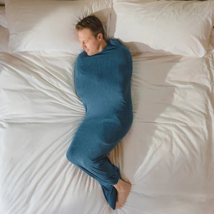 Wearable Swaddle Blanket Breathable Knit & Adjustable Fastenings