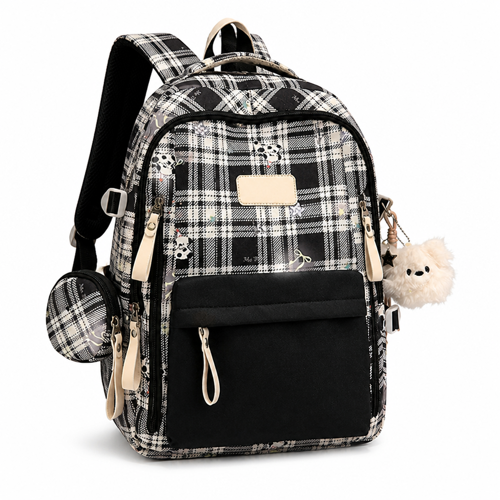 Weather-Resistant Laptop-Friendly School Backpack