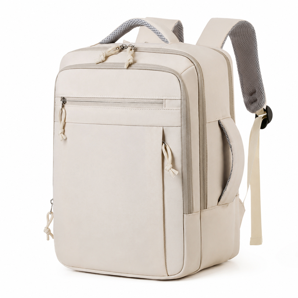 Weather-Resistant Multi-Compartment Backpack (Padded Laptop Sleeve)