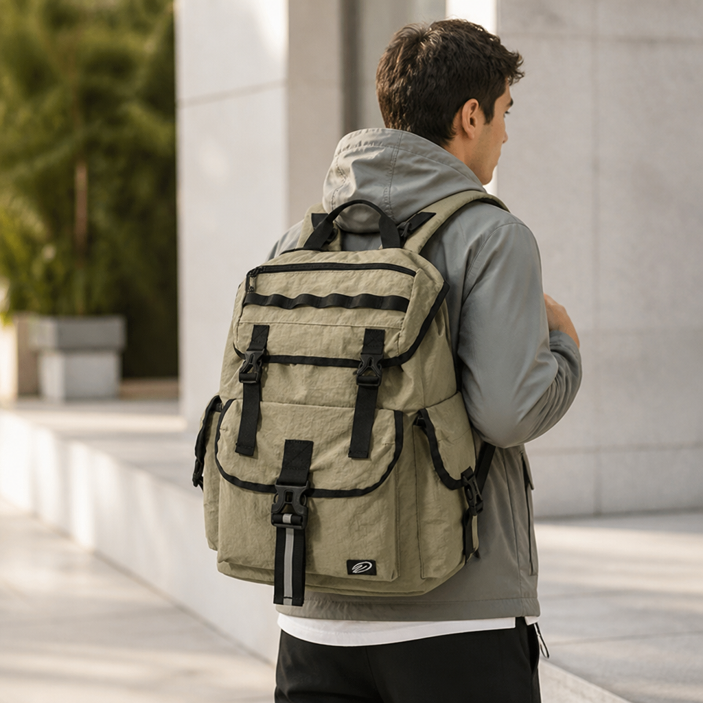 Weather-Resistant Multi-Pocket Backpack (Padded Straps)