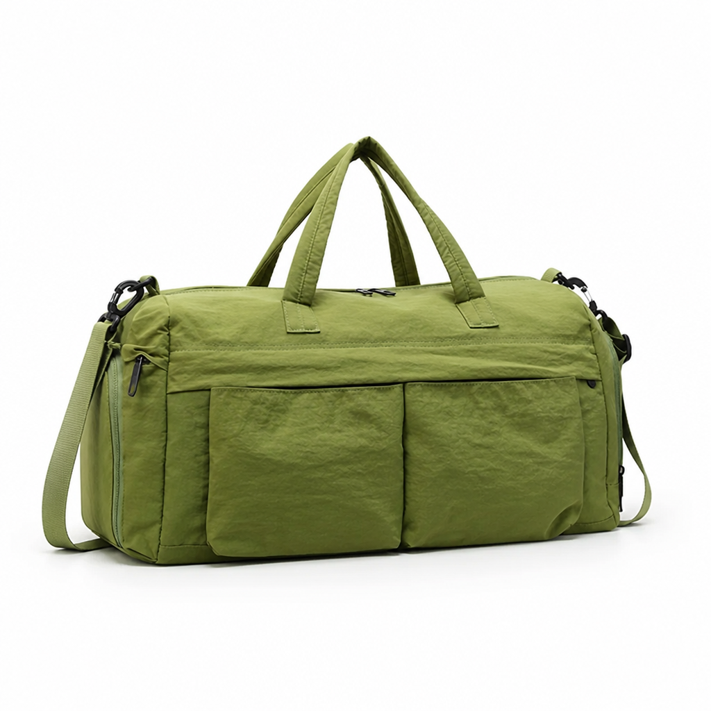 Weather-Resistant Multi-Pocket Travel Duffel Bag