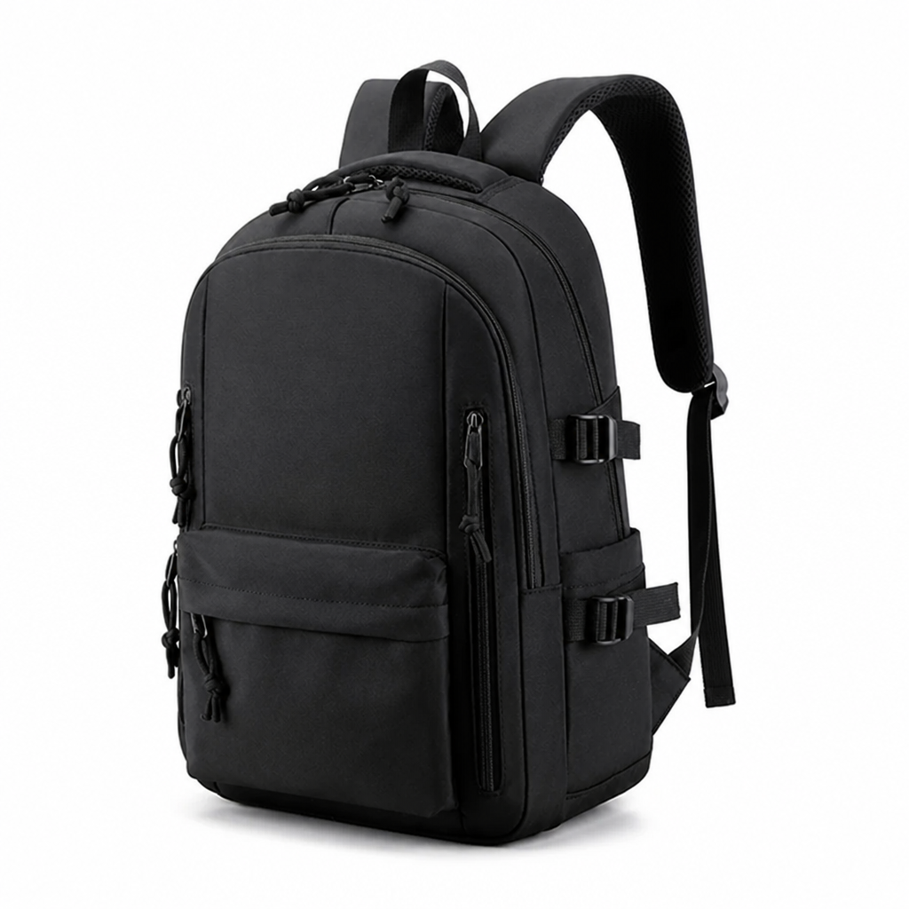 Weather-Resistant Padded Laptop Travel Backpack (Fits 17-Inch)