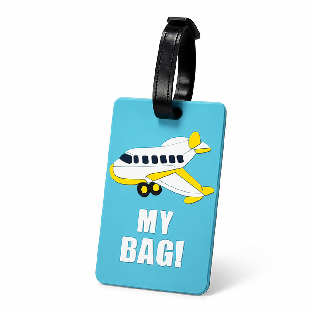 Weather-Resistant & Secure Strap Luggage Tag (Writable ID Card)