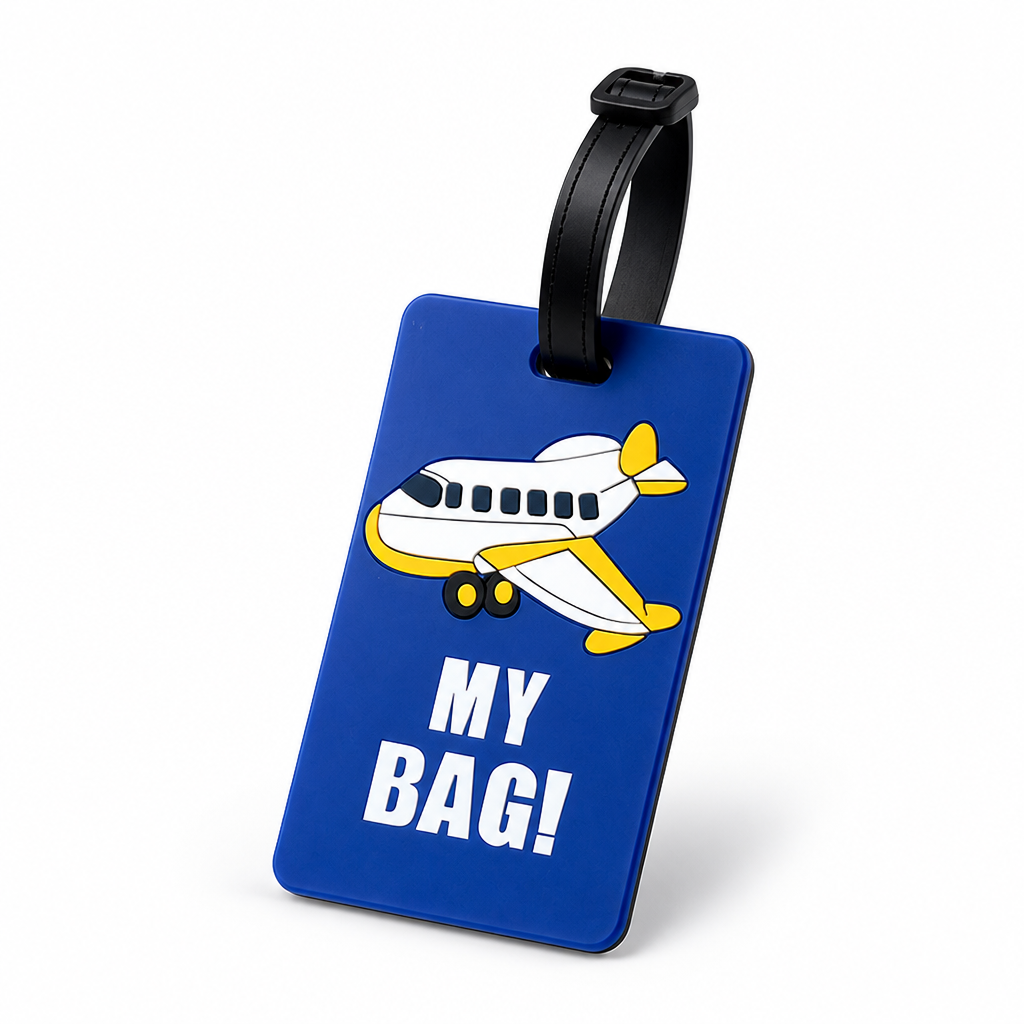 Weather-Resistant & Secure Strap Luggage Tag (Writable ID Card)