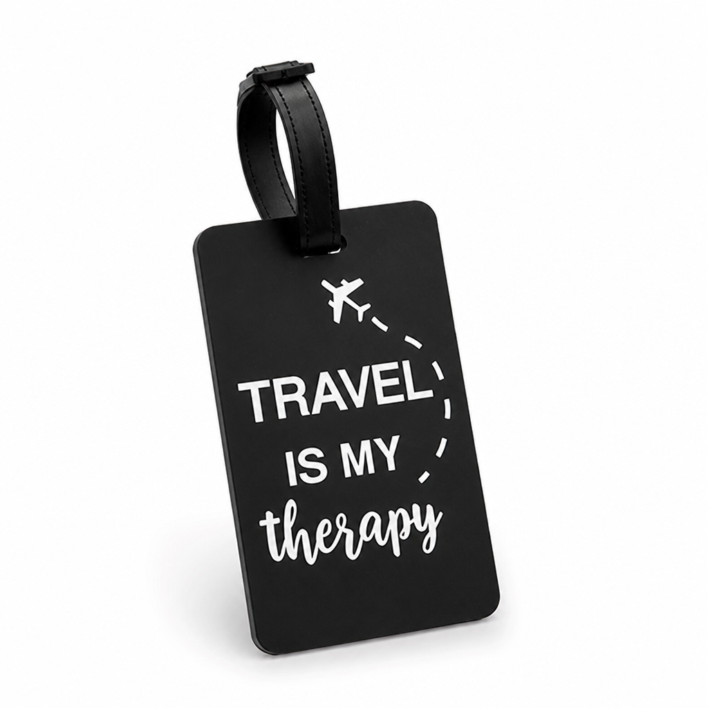 Weather-Resistant & Secure Strap Luggage Tag (Writable ID Card)