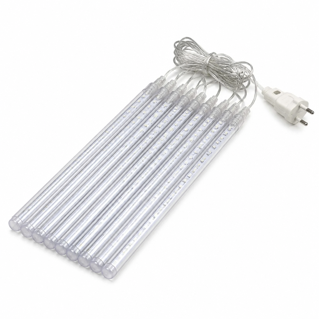 Weatherproof Sequential LED Meteor Shower String Lights (Connectable)