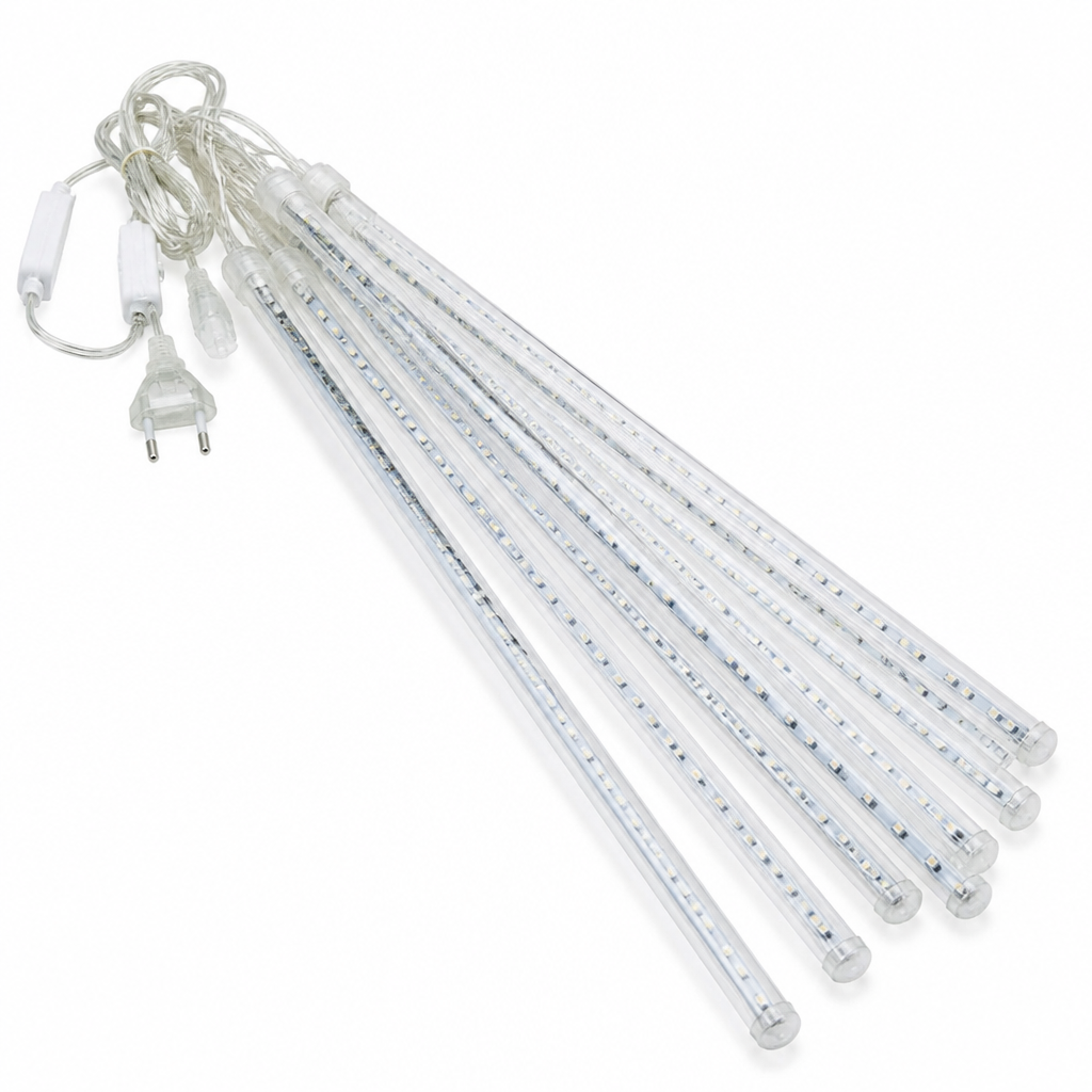 Weatherproof Sequential LED Meteor Shower String Lights (Connectable)