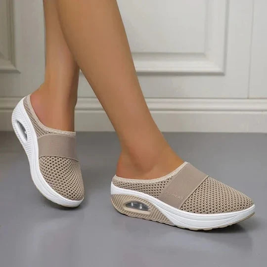 Wedge Sandals Orthopedic Arch Support Breathable Mesh & Non-Slip Sole