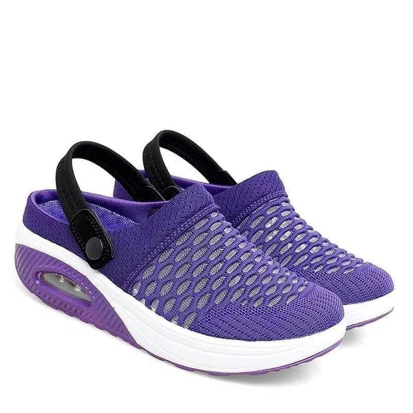 Wedge Sandals Shock-Absorbing Sole Open-Toe Slip-On