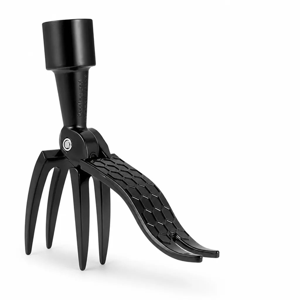 Weed Puller Four-Claw Grip & Foot Lever Rust-Resistant Steel