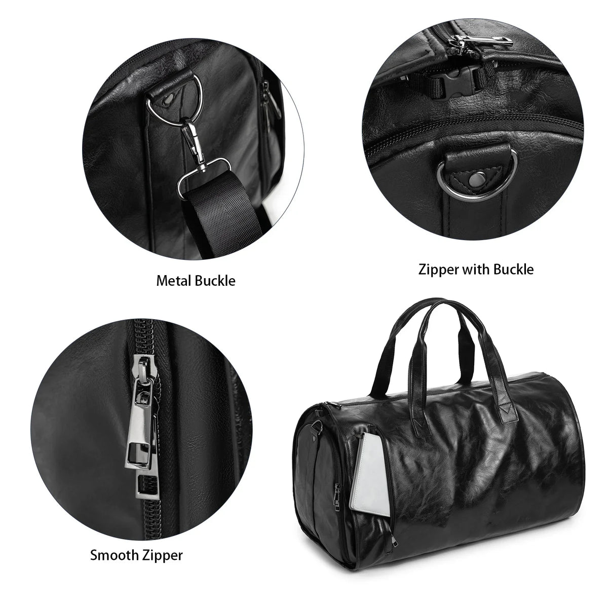 Weekender Duffel Bag Large Capacity & Weather-Resistant Fabric