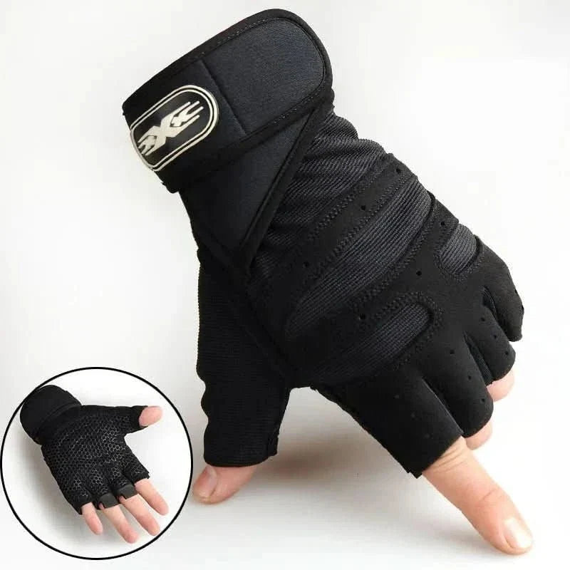 Weightlifting Gloves Wrist Wrap & Padded Palm Breathable Fabric