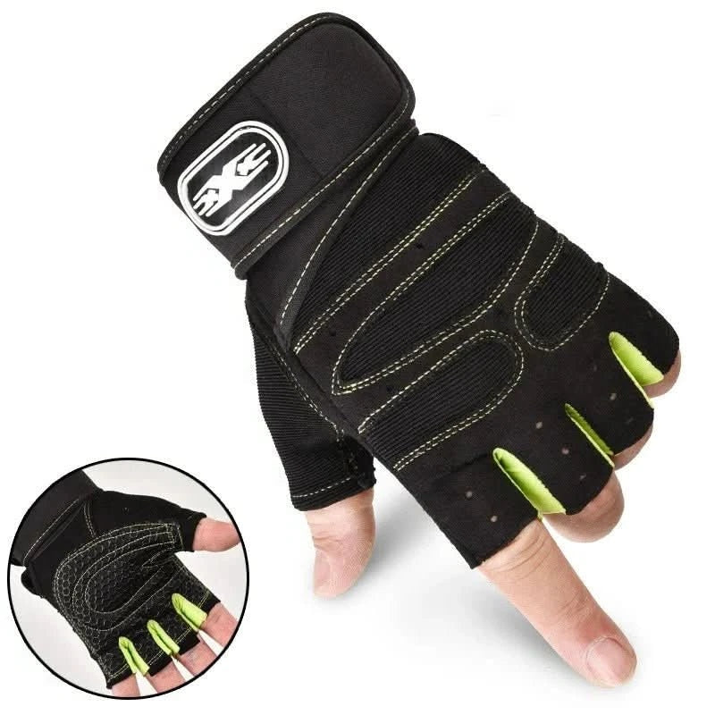 Weightlifting Gloves Wrist Wrap & Padded Palm Breathable Fabric