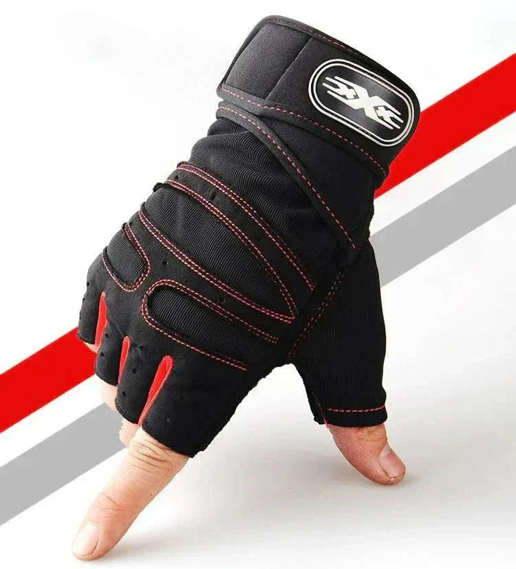 Weightlifting Gloves Wrist Wrap & Padded Palm Breathable Fabric