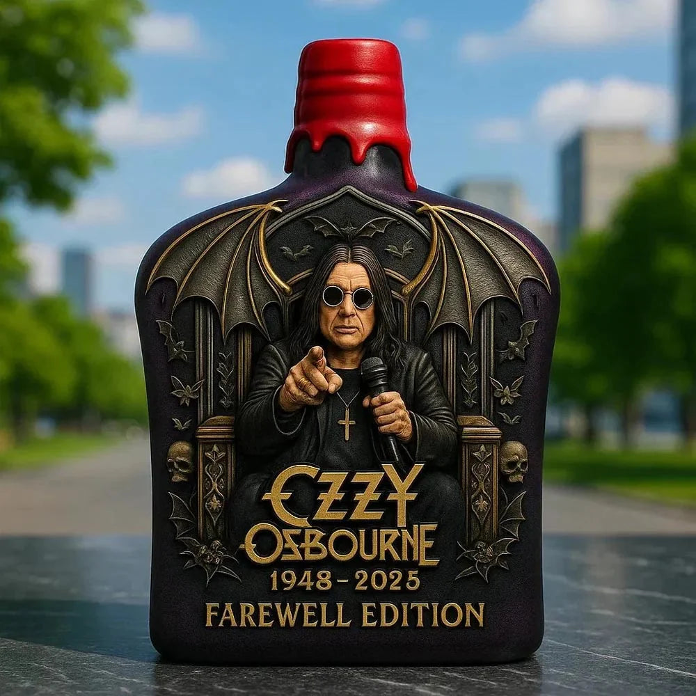 Whiskey Bottle Embossed Lead-Free Glass