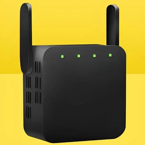 WiFi Range Extender Dual High-Gain Antennas & Plug-And-Play