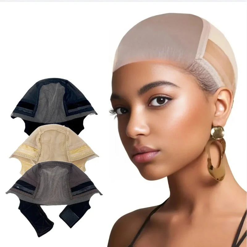 Wig Grip Cap Adjustable Non-Slip Velvet U-Part Lace