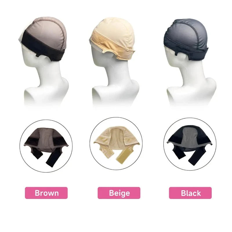 Wig Grip Cap Adjustable Non-Slip Velvet U-Part Lace