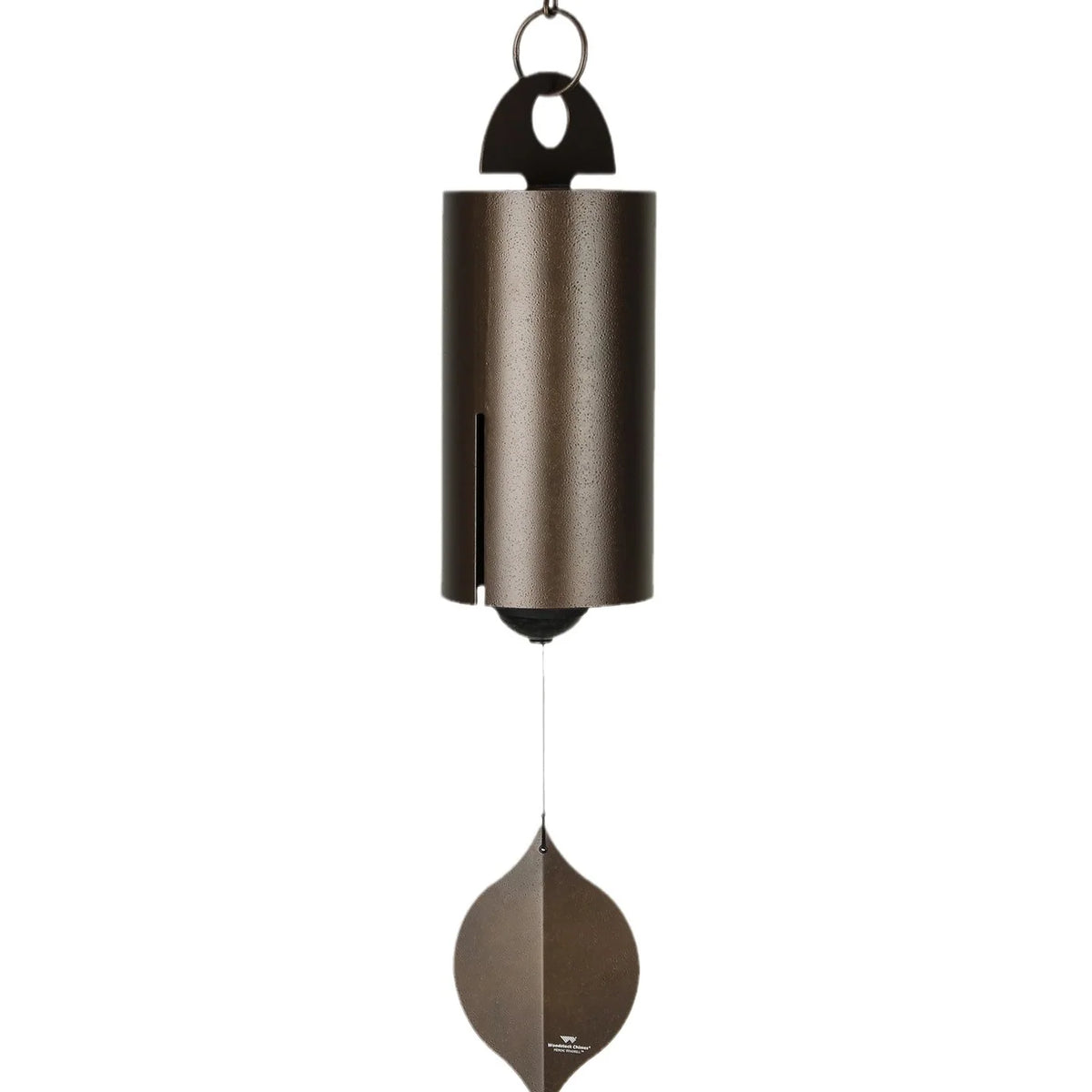 Wind Chime Weather-Resistant Cylindrical Leaf-Shaped Clapper