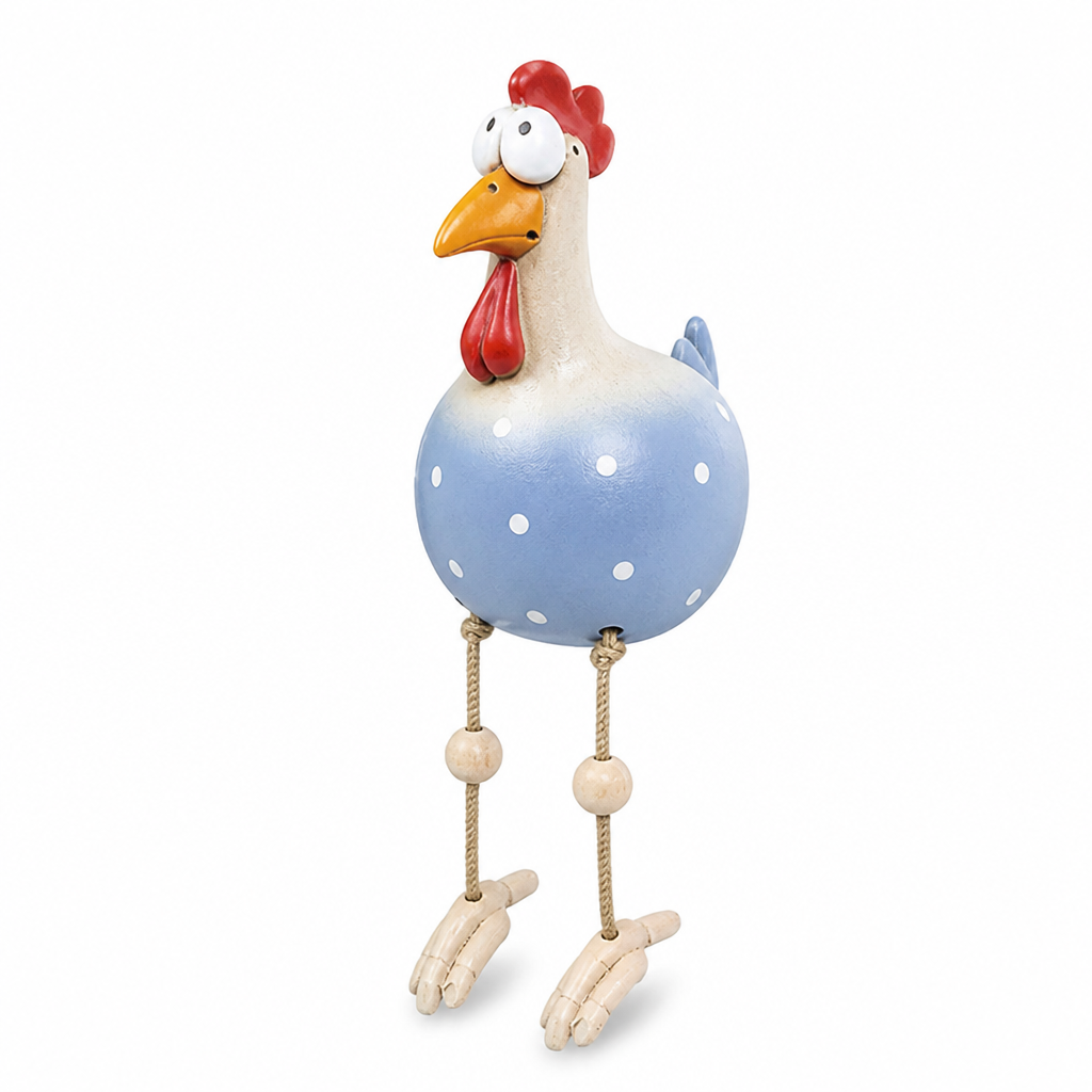 Wind-Driven Resin Rooster Garden Ornament