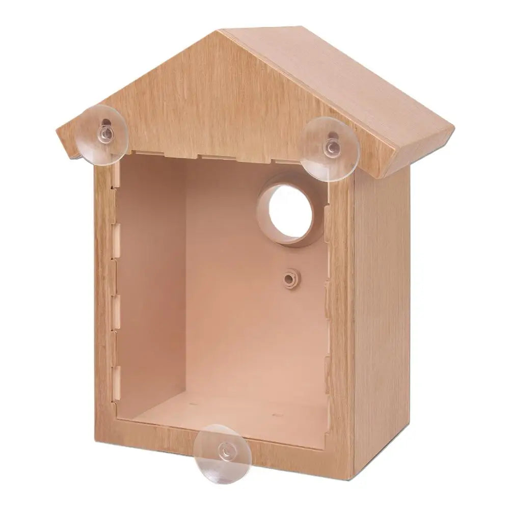 Window Bird Feeder Suction Cup Mount Easy-Clean Design
