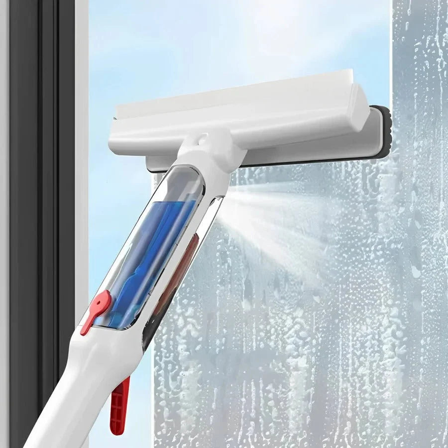 Window Cleaner Telescopic 51 Inch Microfiber & Squeegee