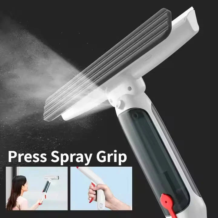 Window Cleaner Telescopic 51 Inch Microfiber & Squeegee