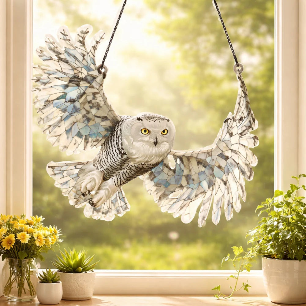 Window Suncatcher Hummingbird Multicolor Ready To Hang