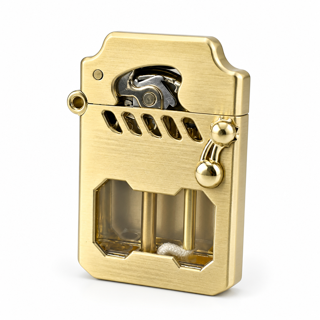 Windproof Metal Refillable Lighter