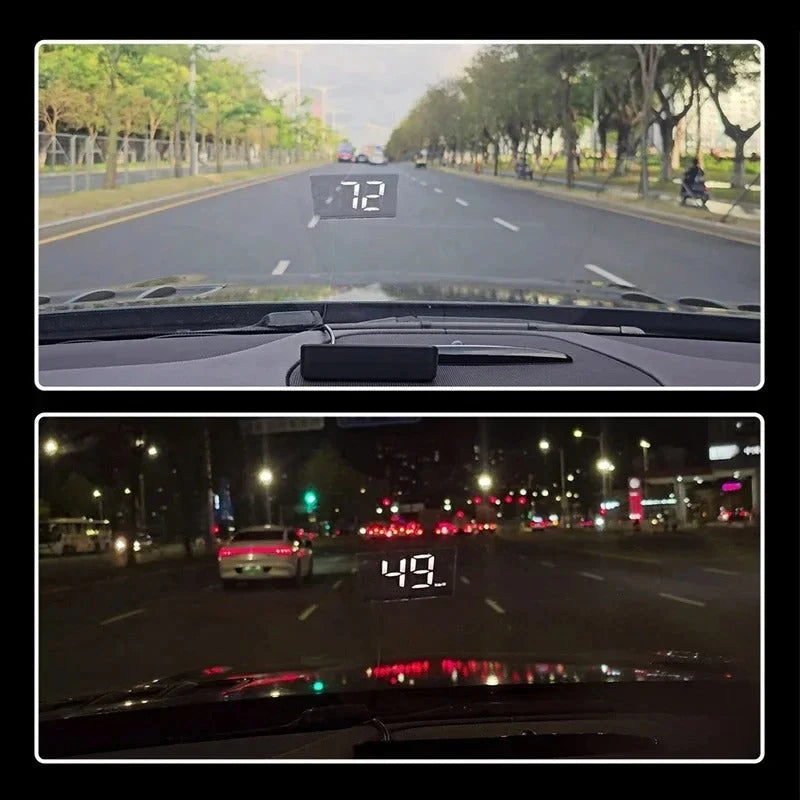 Windshield HUD Speedometer LED Projection Auto Brightness