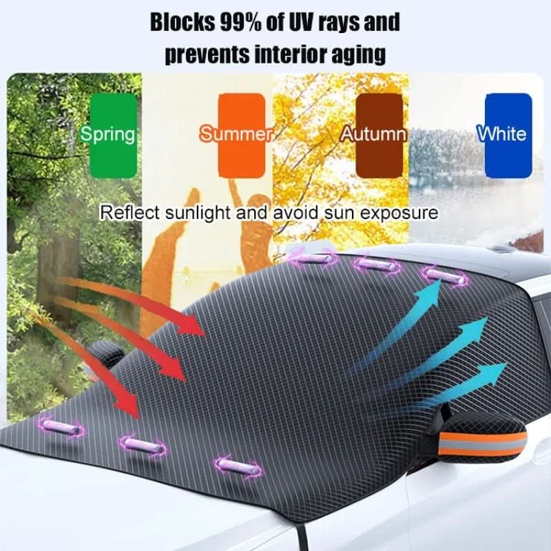 Windshield Snow Cover Magnetic Oxford Fabric Snow & Ice Protection