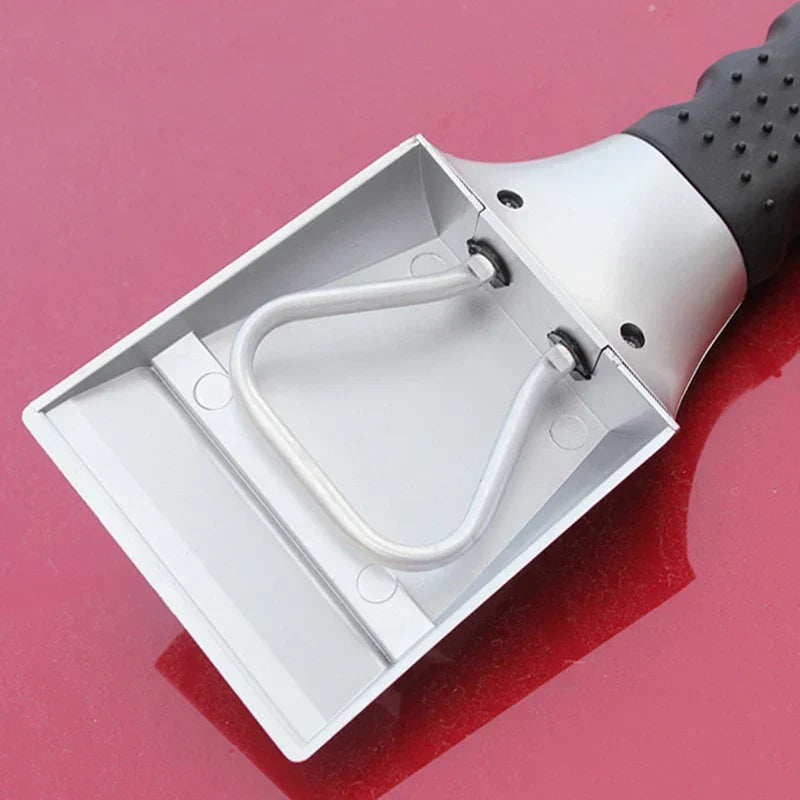 Windshield Snow Scraper Electric 12V Heated Microfiber Brush